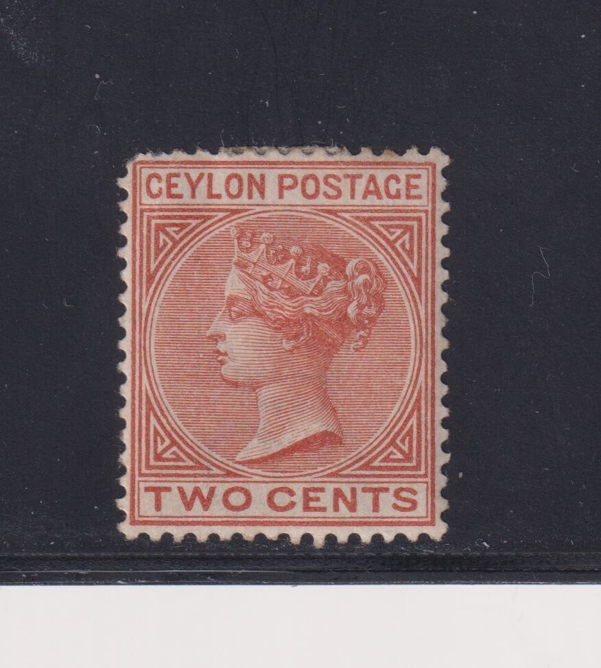 Ceylon #63 -- MH, F/VF --