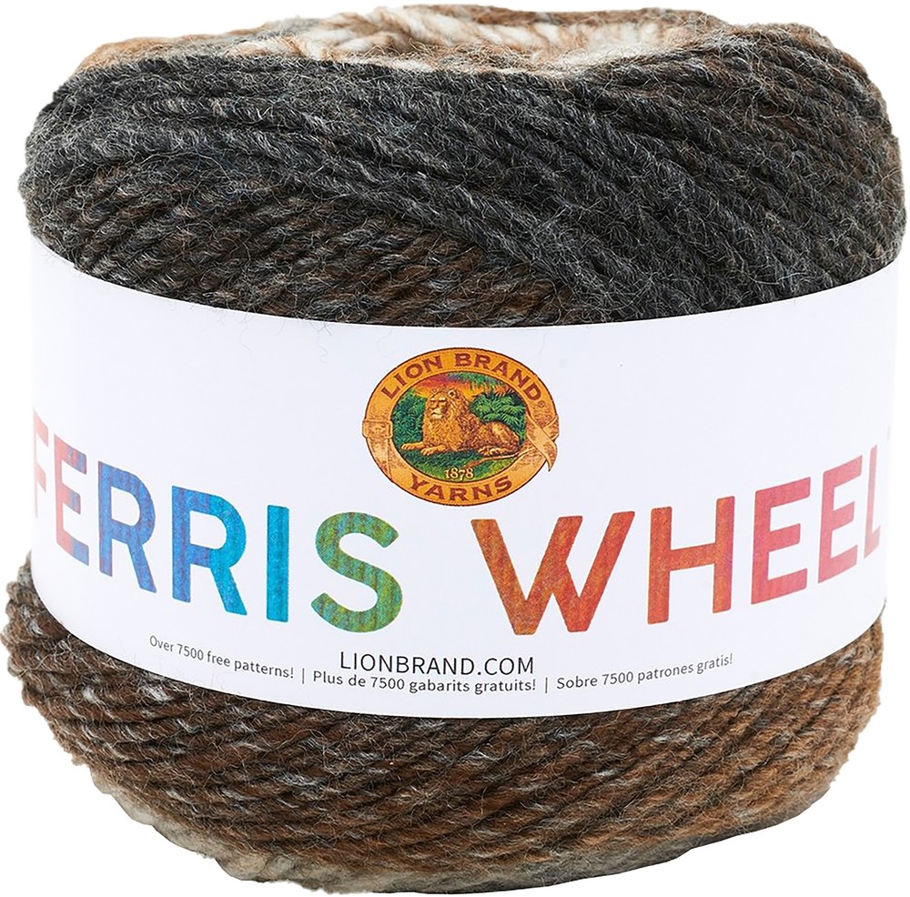Lion Brand Ferris Wheel Yarn-Morning Java - 3 Pack