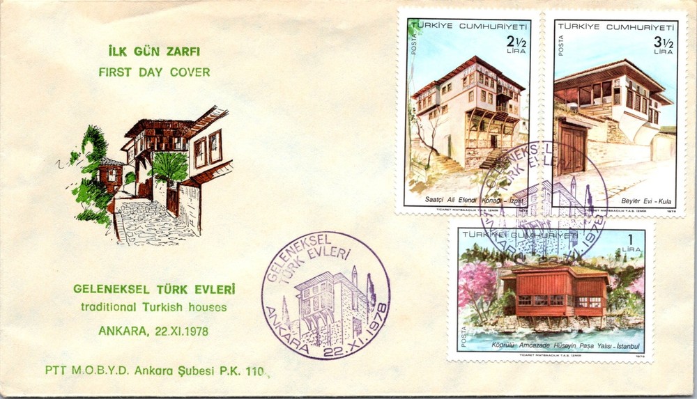 FDC Turkey 1978 - Traditional Turkish Houses - Ankara - F37832