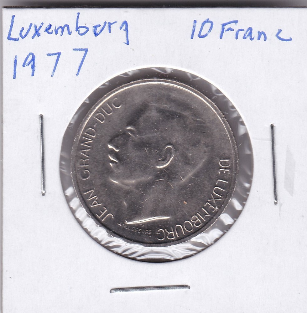 1977 Luxembourg 10 Francs