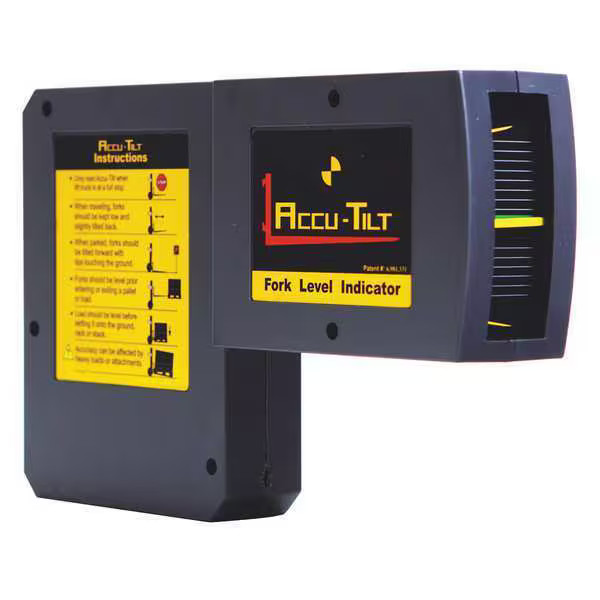 Warehouse Innovations Fork Tilt Level Indicator,Black,Plastic 70-1000