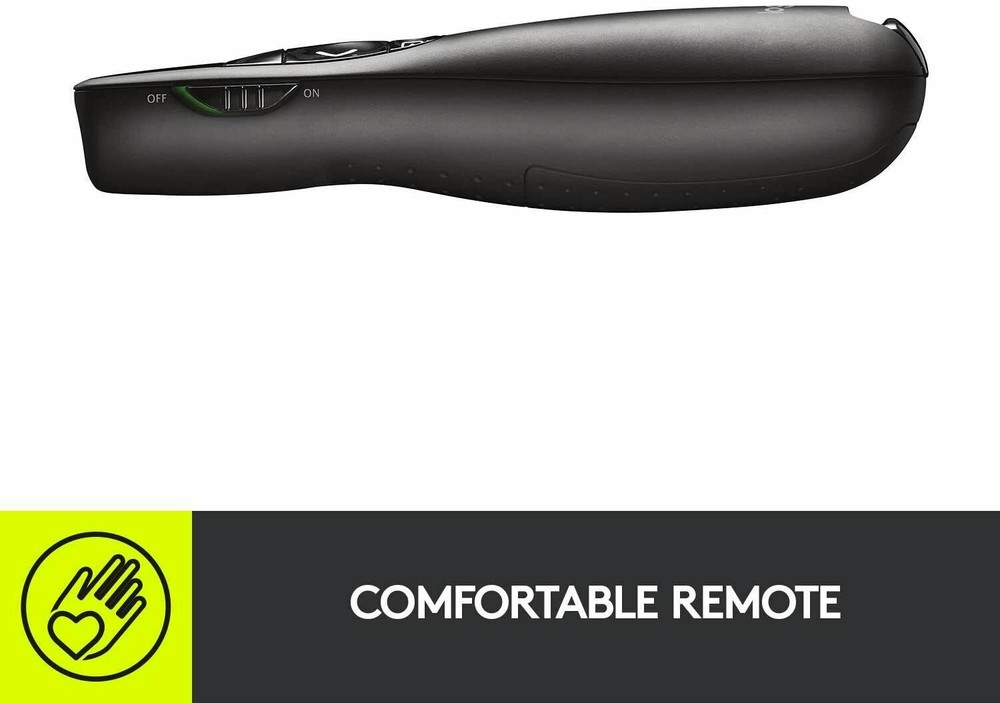 Logitech R400 Laser Presentation Remote - Black