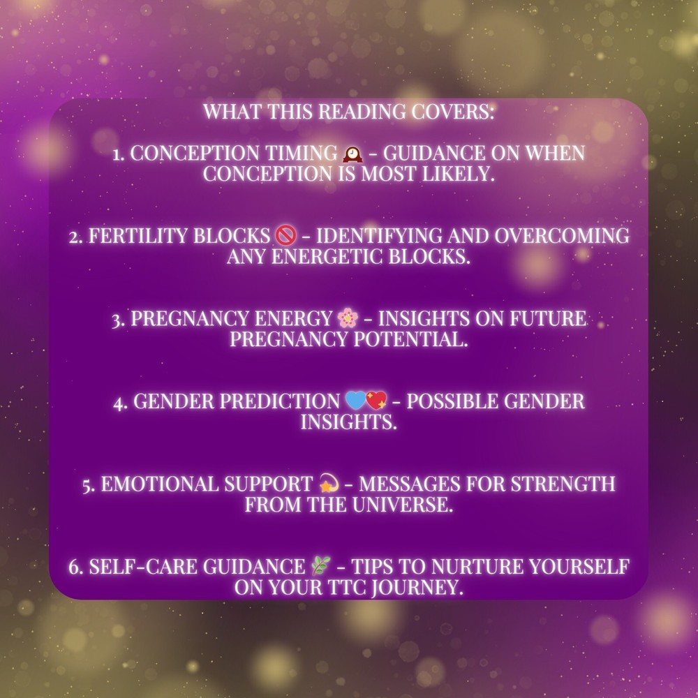 Fertility Psychic Reading, Predictions, Same Day