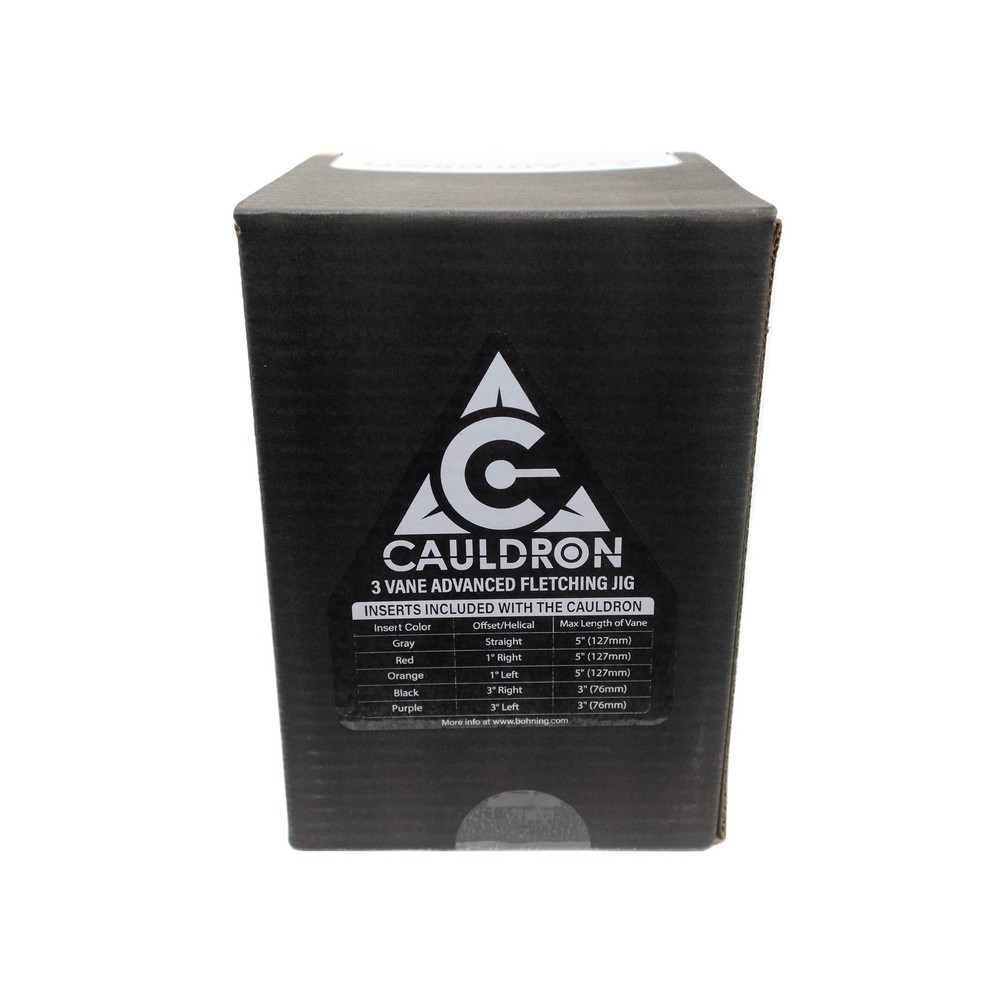 Bohning Complete Cauldron Fletching Jig Black