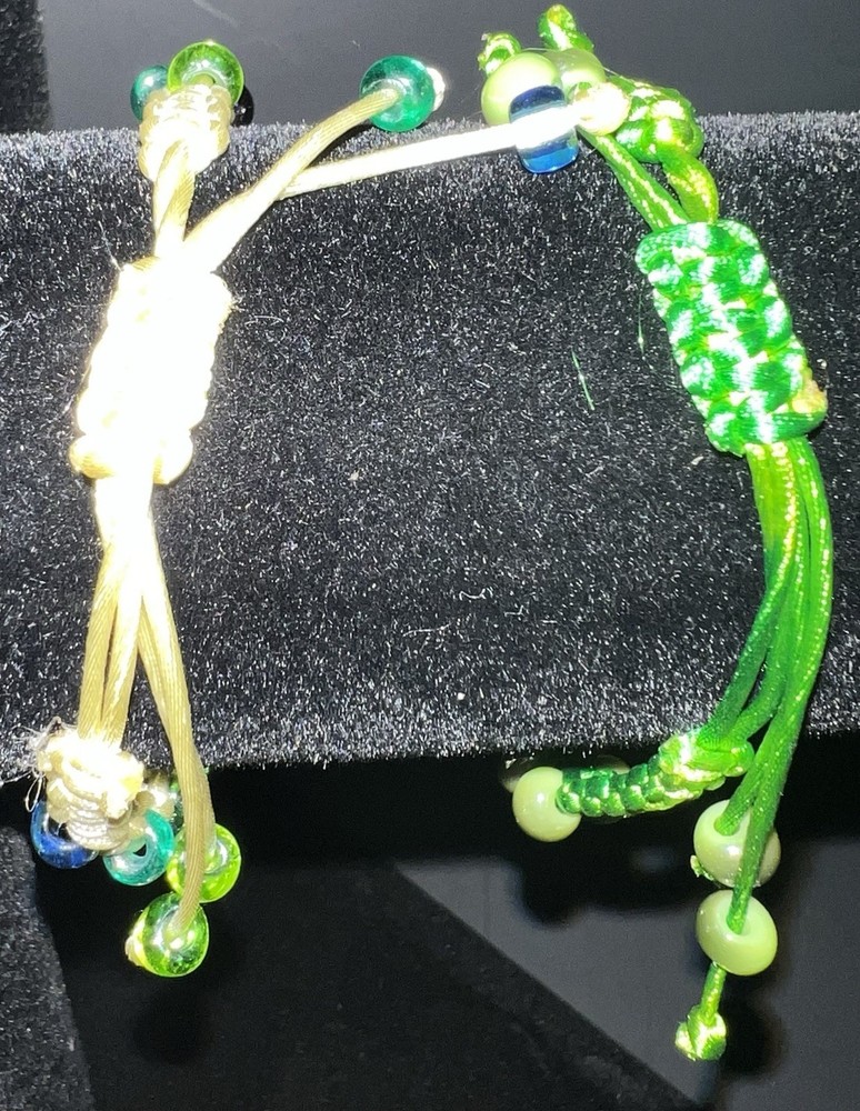 Handmade Macrame Bracelets Set Of 2