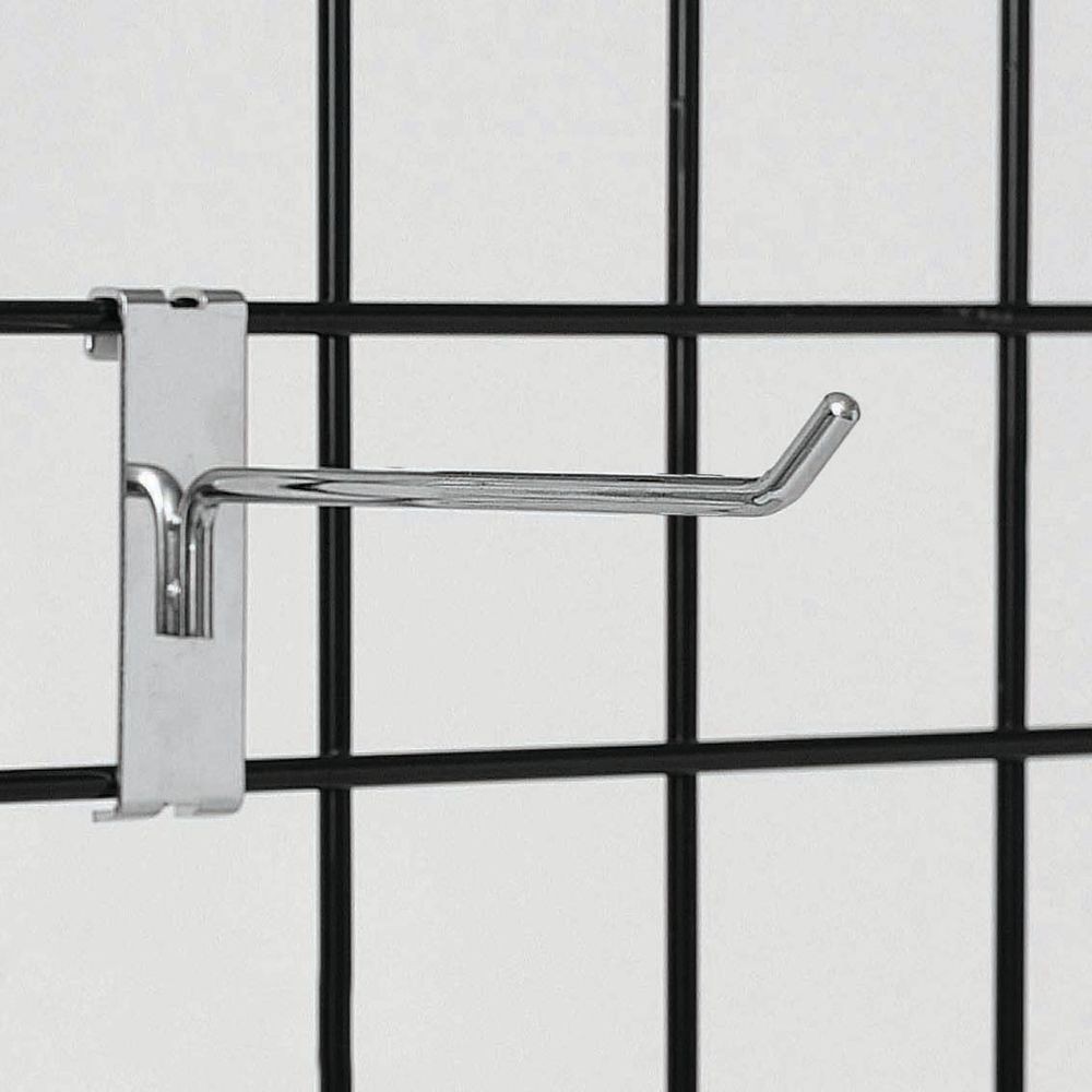Chrome Grid Wall Hooks