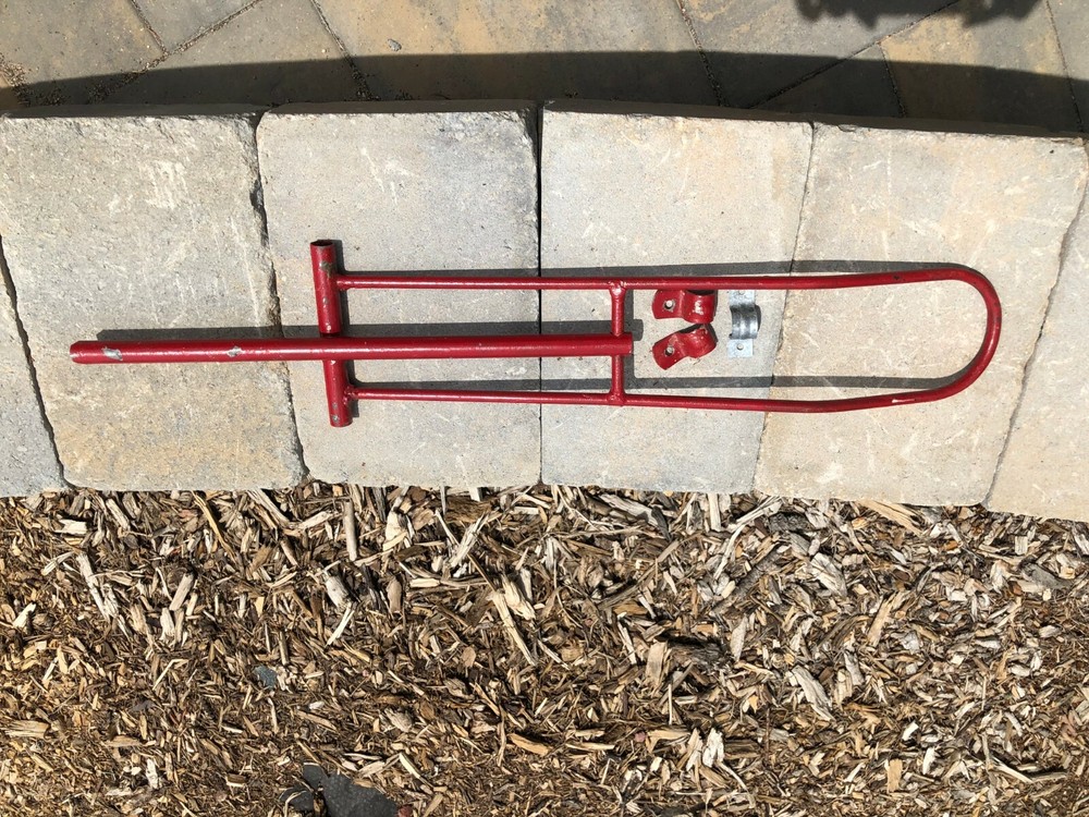 Red Steel English Saddle Rack 20.5" Good COND