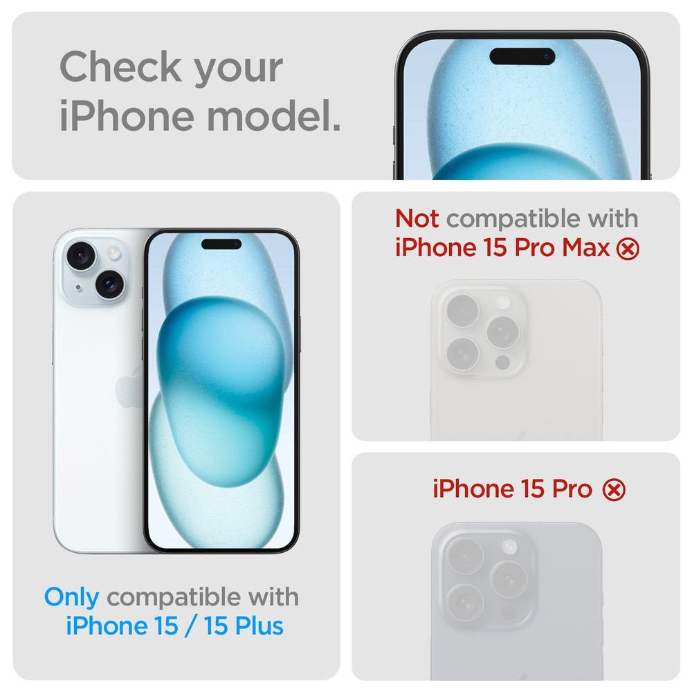 For iPhone 15 / 15 Plus / 14 / 14 Plus | Spigen Optik Lens Protector