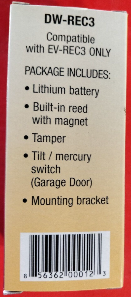 Secure Wireless DW-REC3 ADEMCO & NAPCO Compatible Transmitter