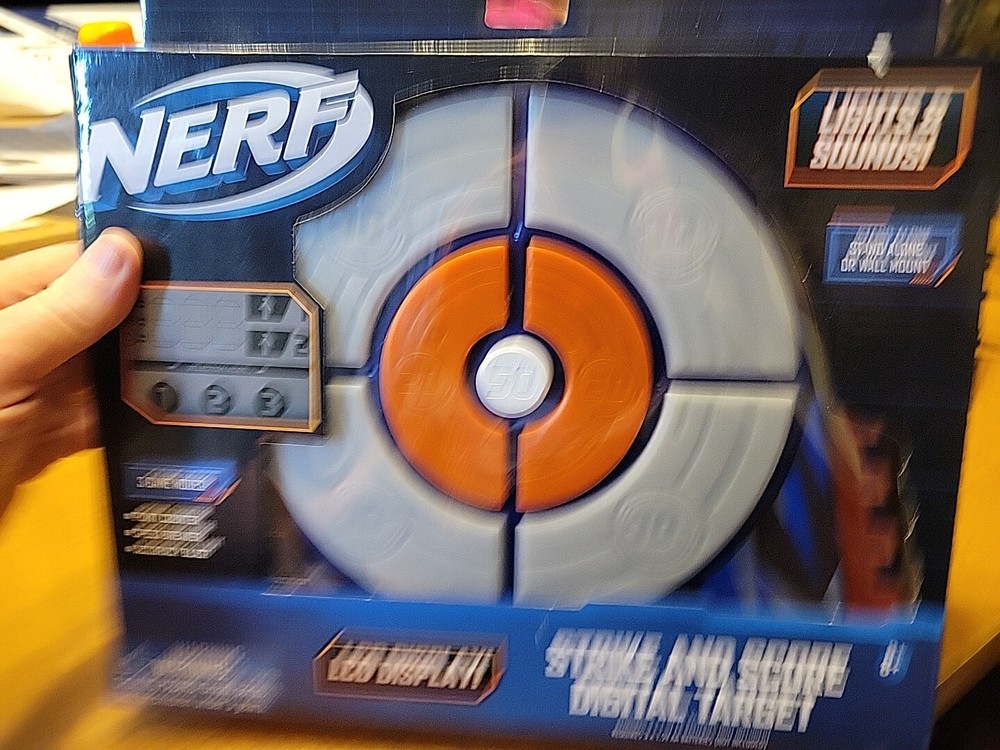 Nerf Strike and Score Digital Target with Lights and Sounds