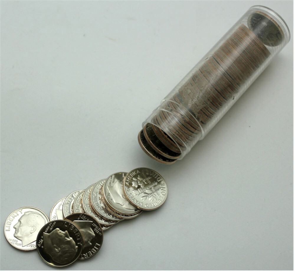 1979-S Type 2 Proof Roosevelt Dimes - Full Roll - 50 Coins