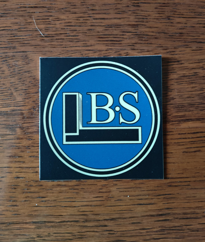 TWO Sticker Set Brown & Sharpe Vintage Logos Measuring Precision Tools Square