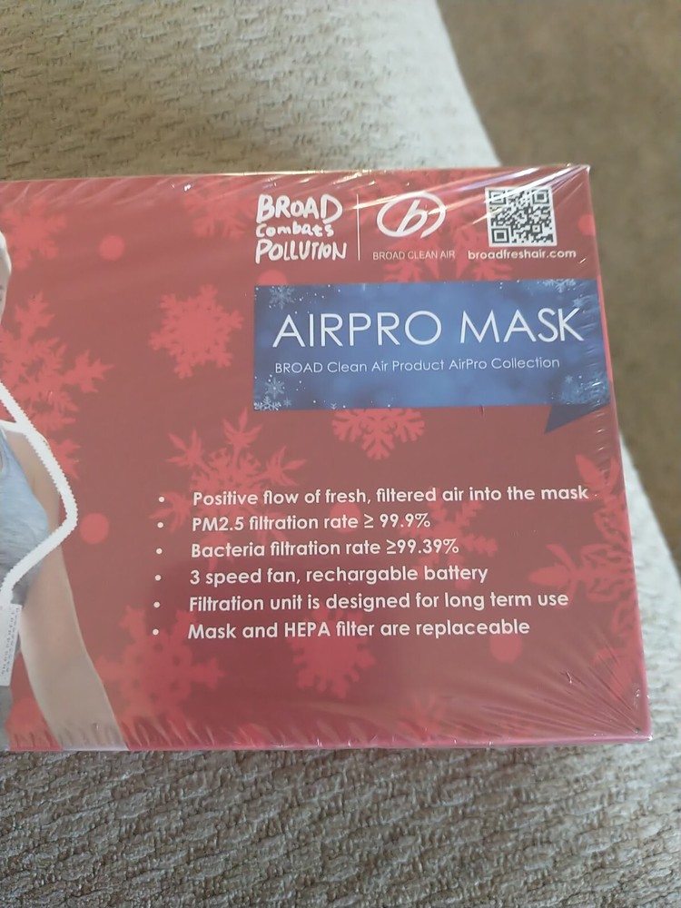 BROAD AirPro Mask Powered Reusable Respirator