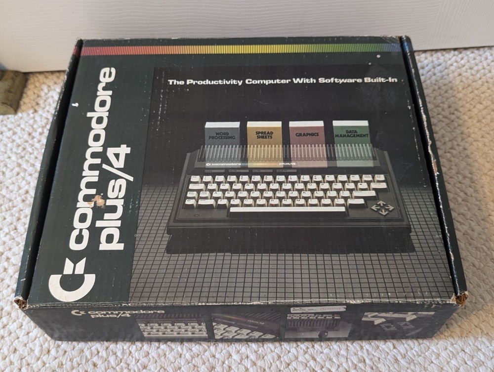 Used Vintage Commodore Plus/4 computer with Original box