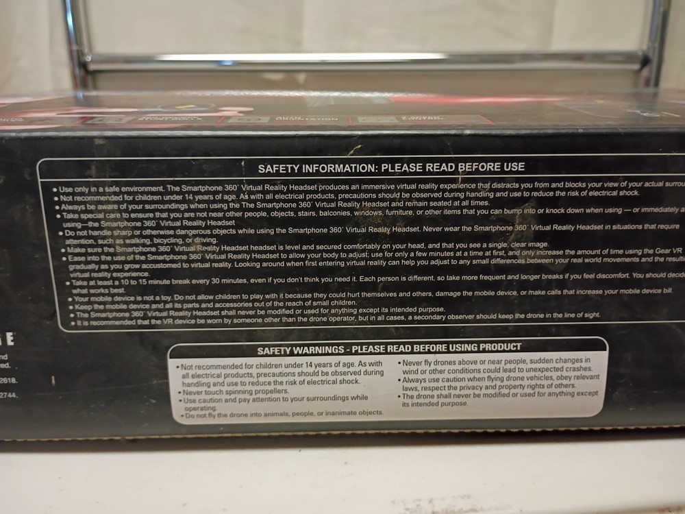 LNIB | Sharper Image FPV Streaming Drone With VR Headset DX-5