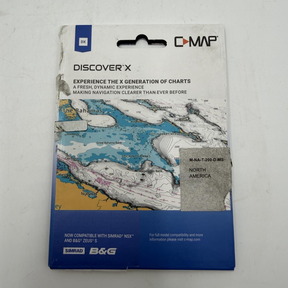 C-MAP Discover X - North America, Map Card, for Marine GPS chartplotters