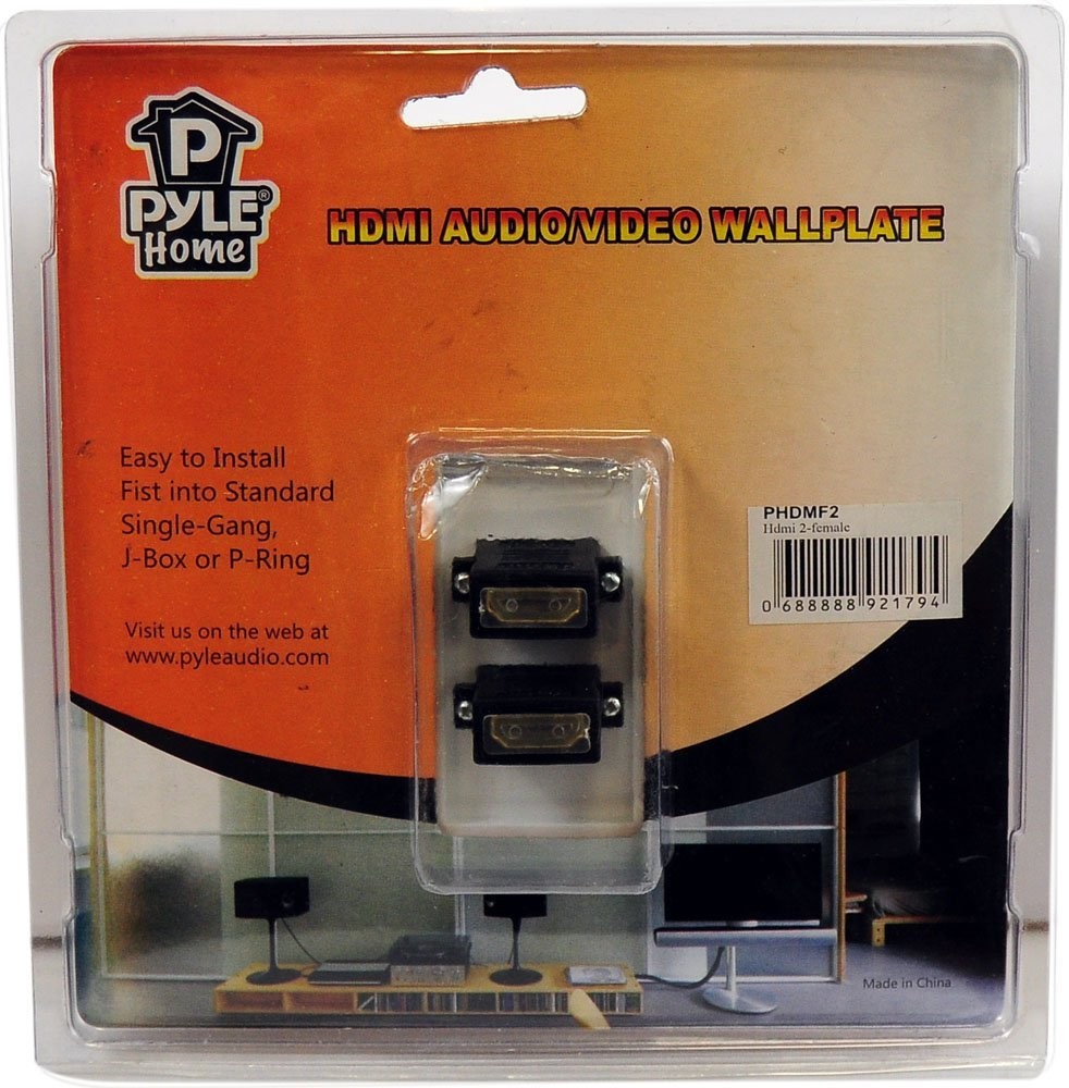 Pyle Home PHDMF2 Dual HDMI Wall Plate