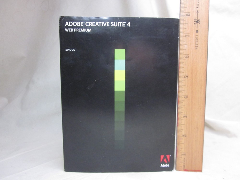* ADOBE CREATIVE SUITE 4 WEB PREMIUM MAC OS 5.5 MASTER COLLECTION *NOTE