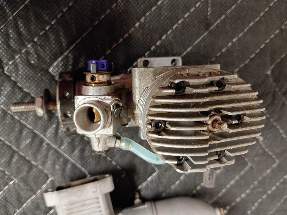 Evolution .46 Alpha radio controlled RC airplane engine.