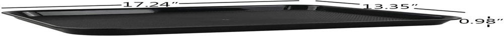 Plastic Rectangular Fast Food Serving Trays, Set of 4