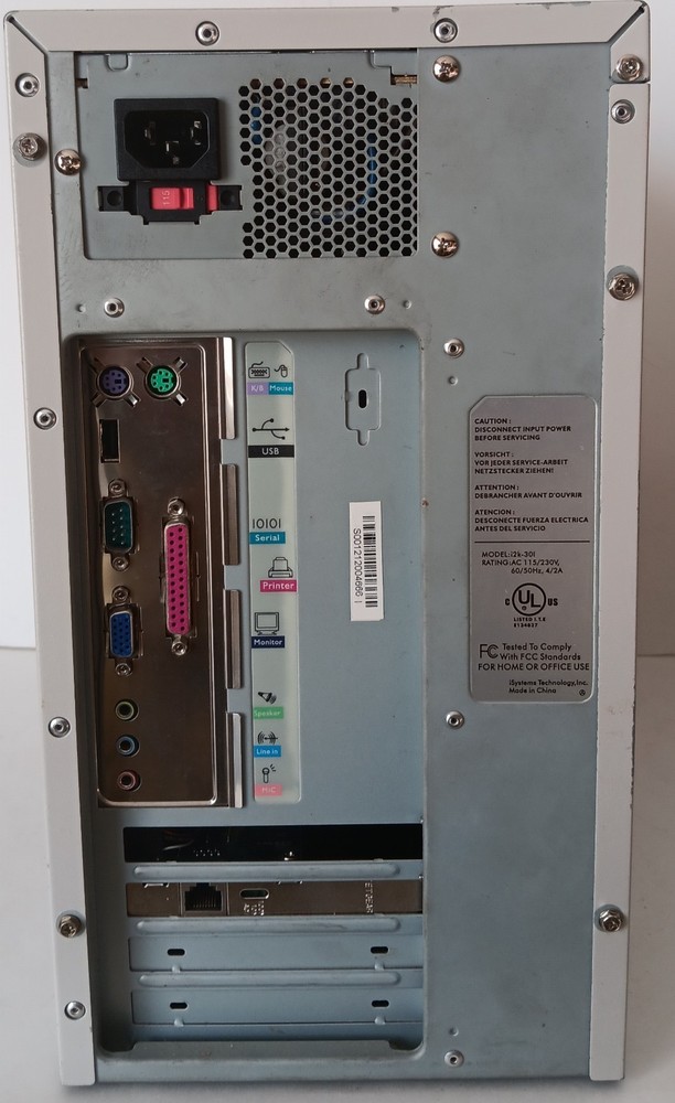 Micro ATX Generic Beige Case TEKRAM TRM-S381-M Intel CELERON PGA370 WIN XP PRO