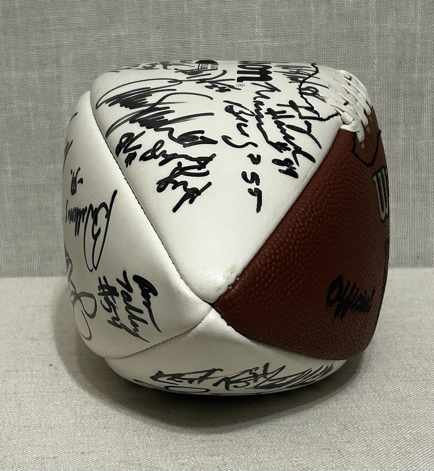 Authentic 1995 New York Giants Team Signed Football 25+ Autographs Walker Sehorn