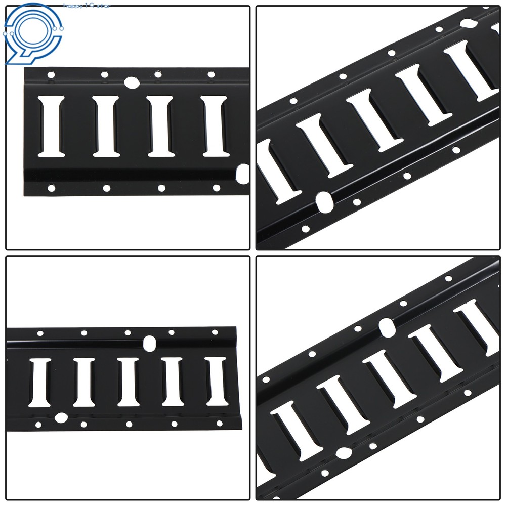 8 Pack 6' E Track Tie Down Rail Kit Powder Coat Horizontal For Van Trailer