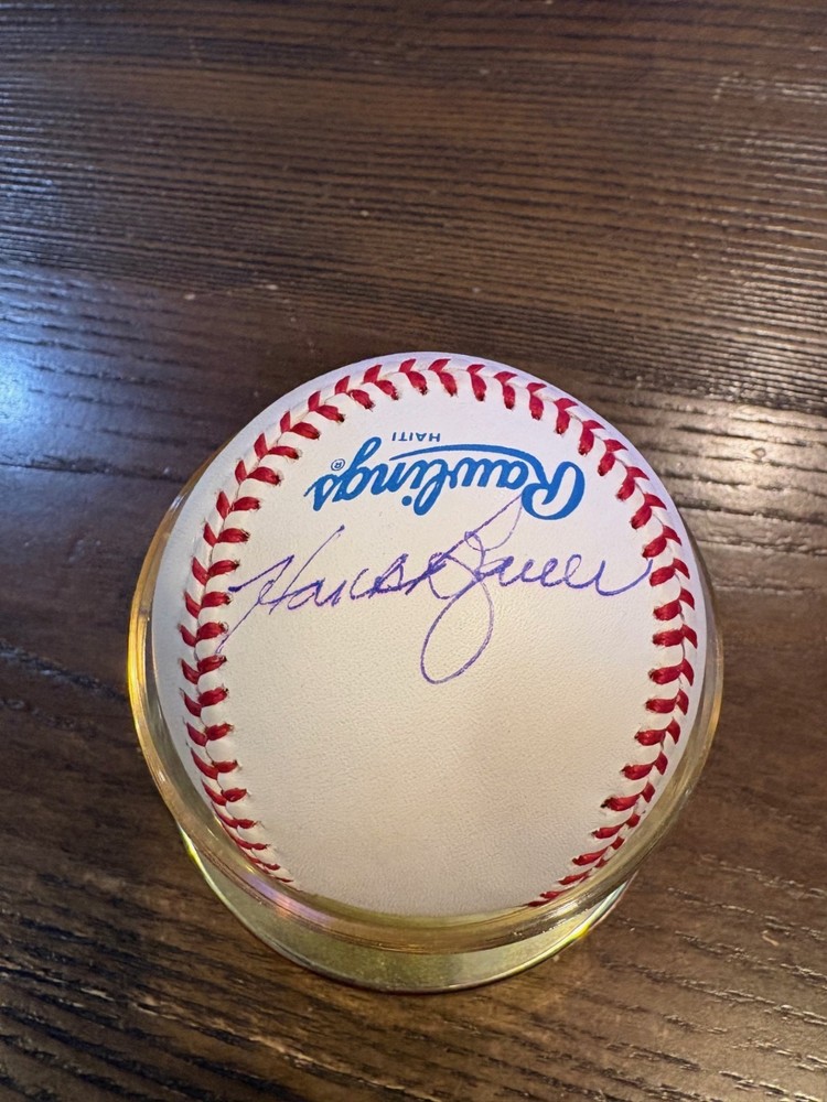 HANK    BAUER     MLB    SIGNED     BASEBALL
