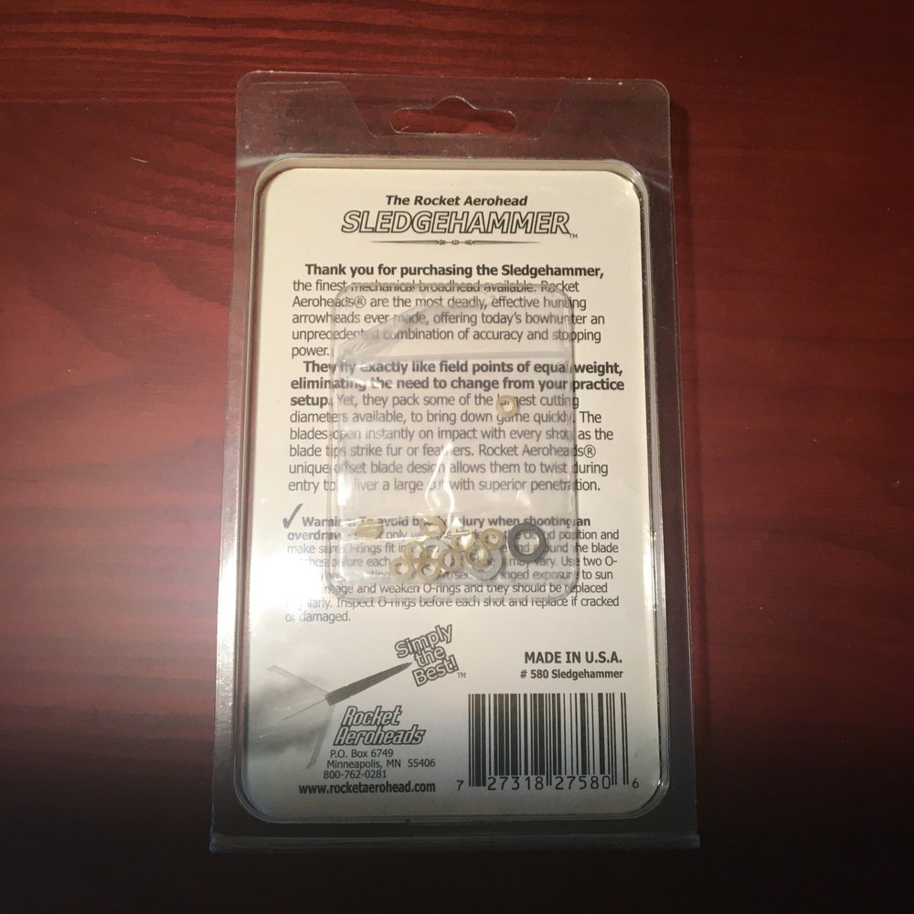 Sledgehammer Mechanical Broad heads