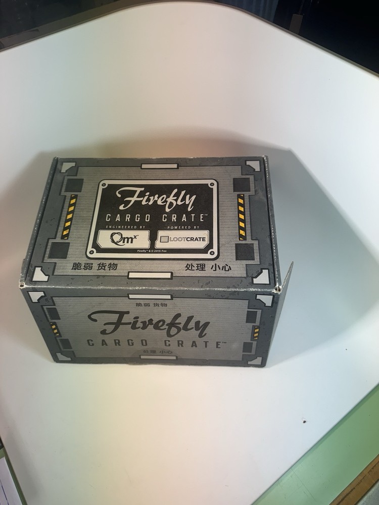 Firefly Loot / Cargo Crate #6. Box opened, but otherwise new Missing One Item ￼