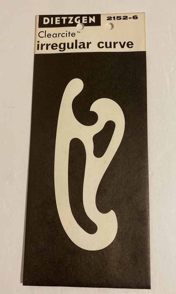 Dietzgen Clearcite Irregular Curve 2162-6 Drafting