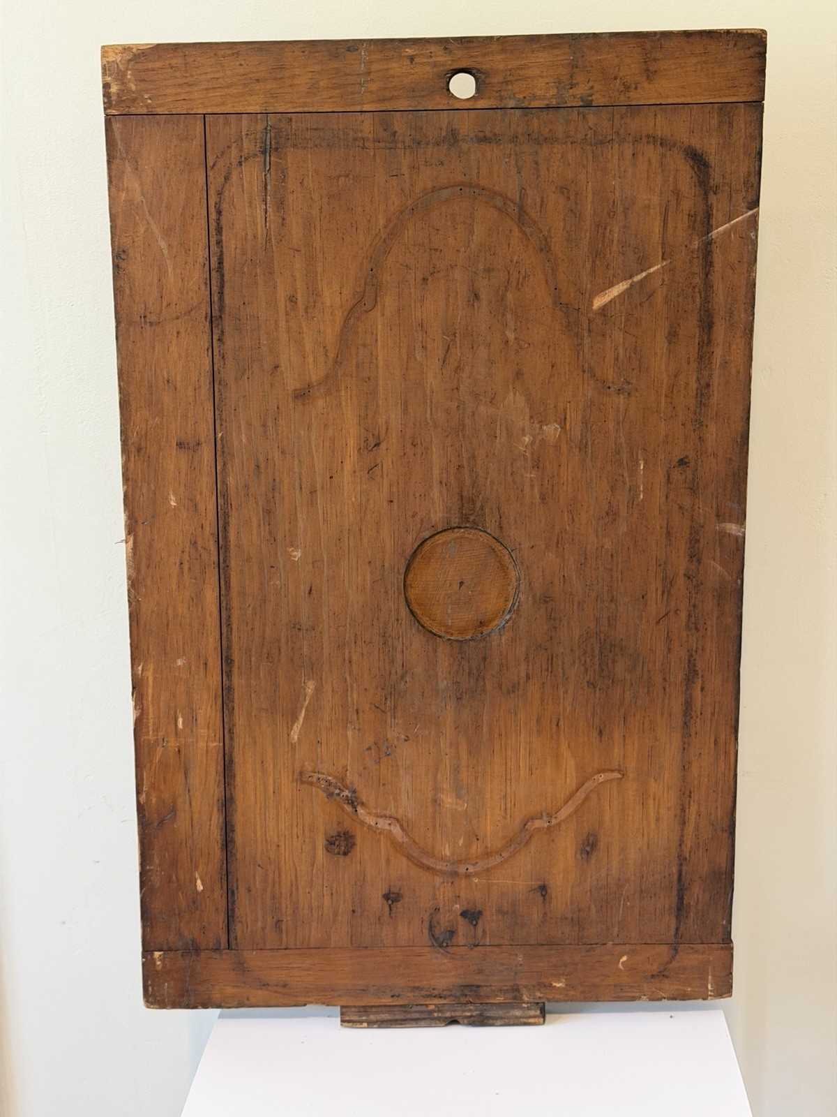 Antique Industrial Wood Foundry Mold Wall Art Architectural Salvage Christian