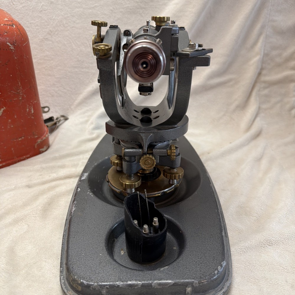 David White Instruments Model 8300 Transit Level Surveying Tool W/case Brass