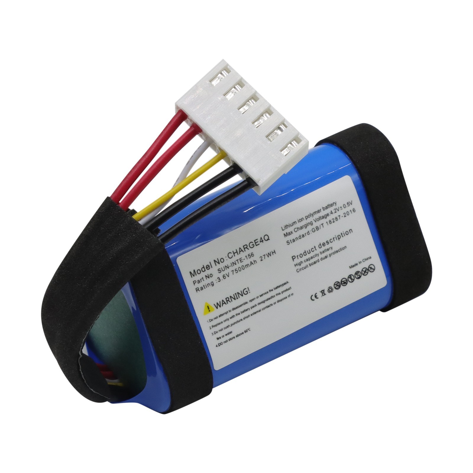 Replacement Battery for JBL Charge 4Q SUN-INTE-156 7500mAh