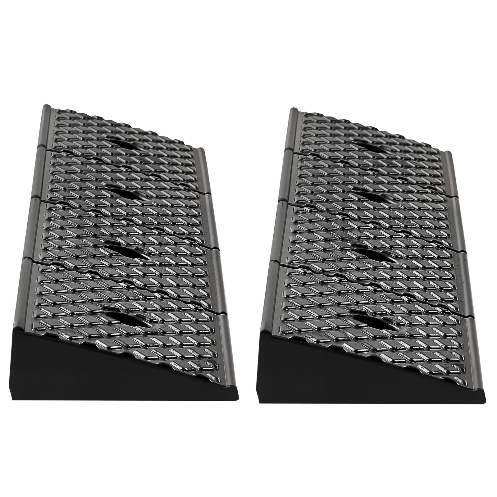 VEVOR 2 Pcs Driveway Rubber Curb Ramp 33069 lbs 2 inch Rise Threshold Ramp