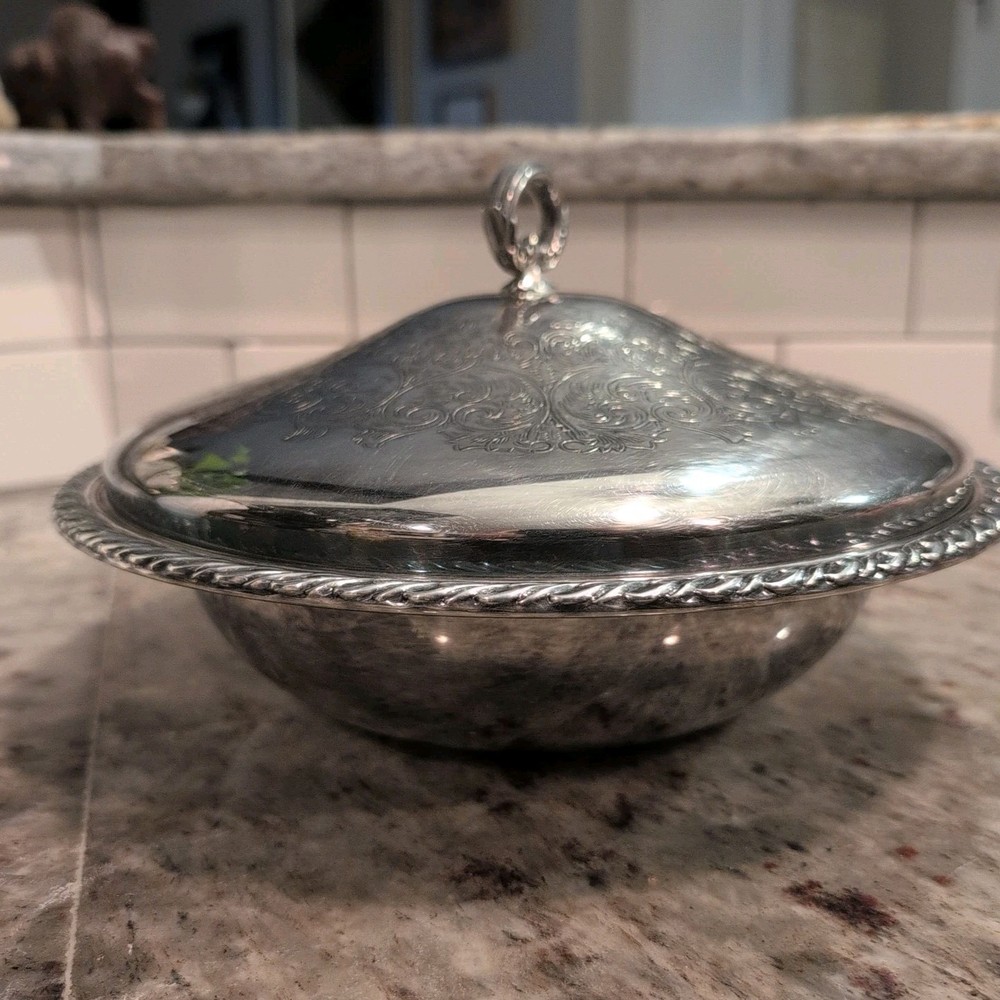Vintage Oneida silver-plated Serving dish 1940s