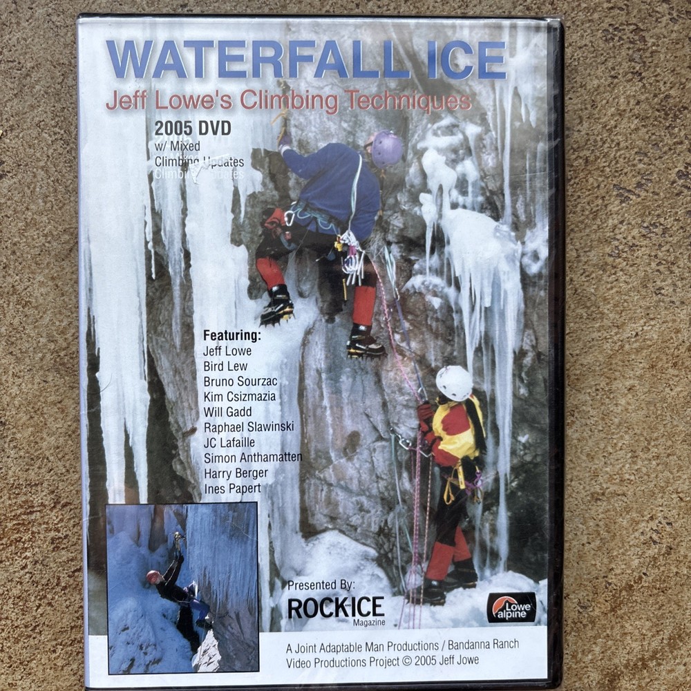Waterfall Ice Jeff Lowe's Climbing Techniques 2005 DVD Mixed Climbing Updates