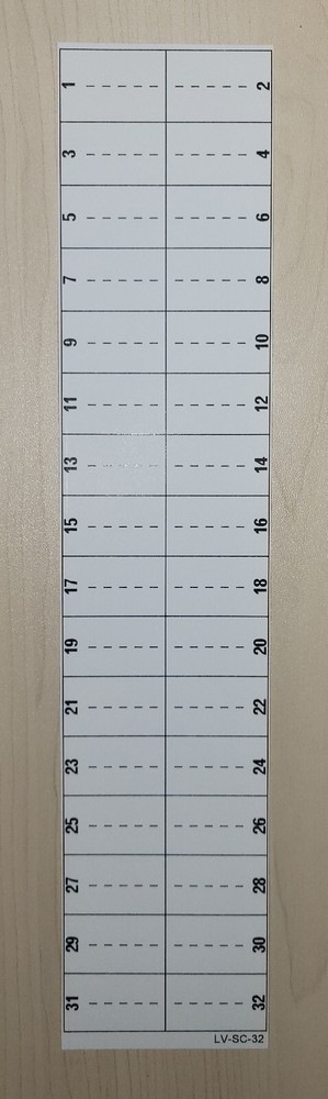 Square D /Schneider Circuit Breaker Directory Panel Replacement Labels LSDL