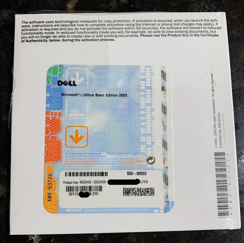 Microsoft Office 2003 Basic Edition. BRAND NEW and SEALED!