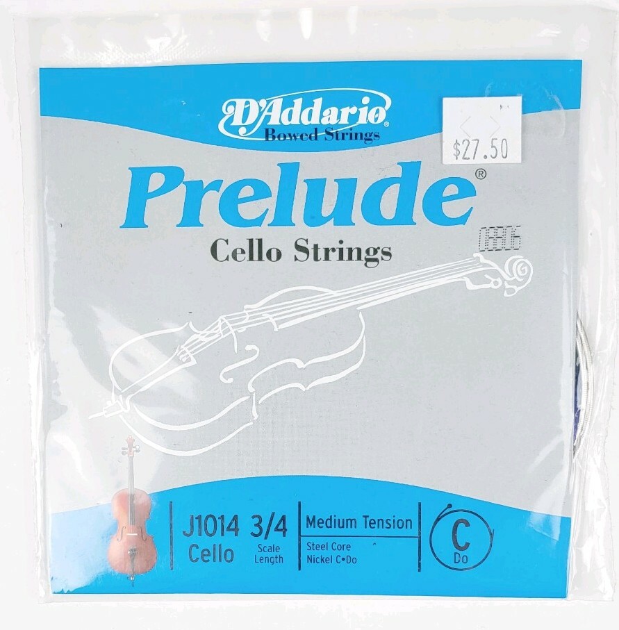 D'Addario Prelude J1014 C 3/4 Cello String