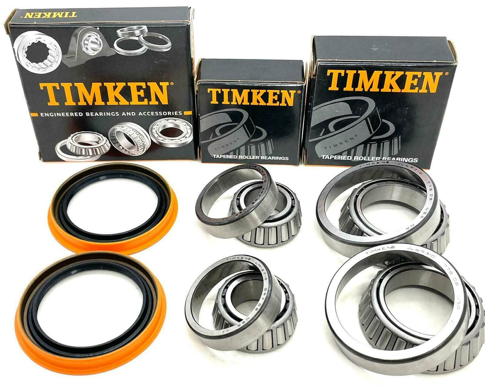 TIMKEN Ford F-150 2wd Front Wheel Bearings and Seal Kit 1997-2003 (2 sides)