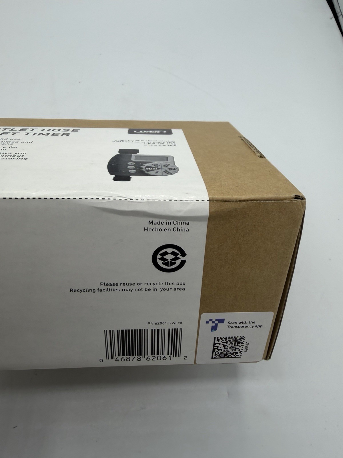 Orbit 62061Z Single-Outlet Hose Watering Timer Brand New