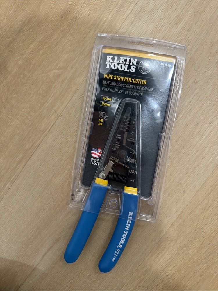 Klein Tools 10 - 18 AWG Solid, 12 - 20 Stranded, Blue/Yellow Handle