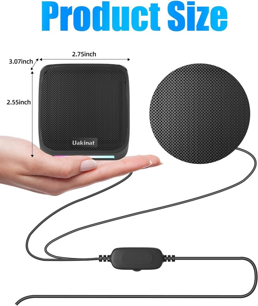 Uakinat Computer Speakers,Computer Speakers for Desktop PC,Desktop Black