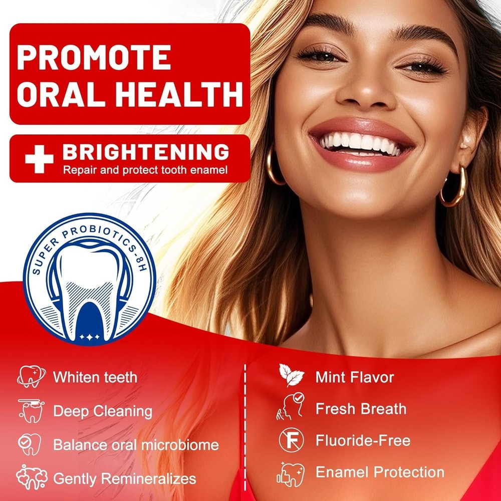 SP-8 Hydroxyapatite Probiotic Whitening Toothpaste, 8 Probiotics Plus...