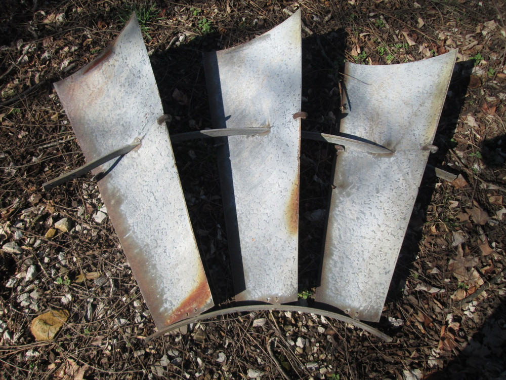 10ft Aermotor Windmill B-702 Wheel Section, 3 Sails, B100, Vintage