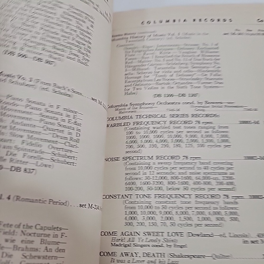 1939 Columbia Records Complete Catalog