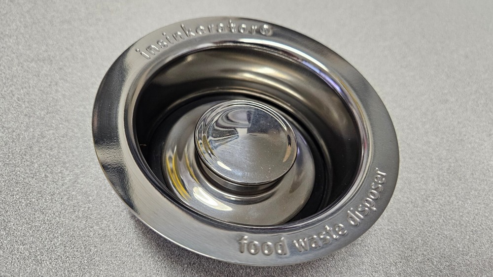 Insinkerator Garbage Disposal Flange Stopper  Chrome Finish