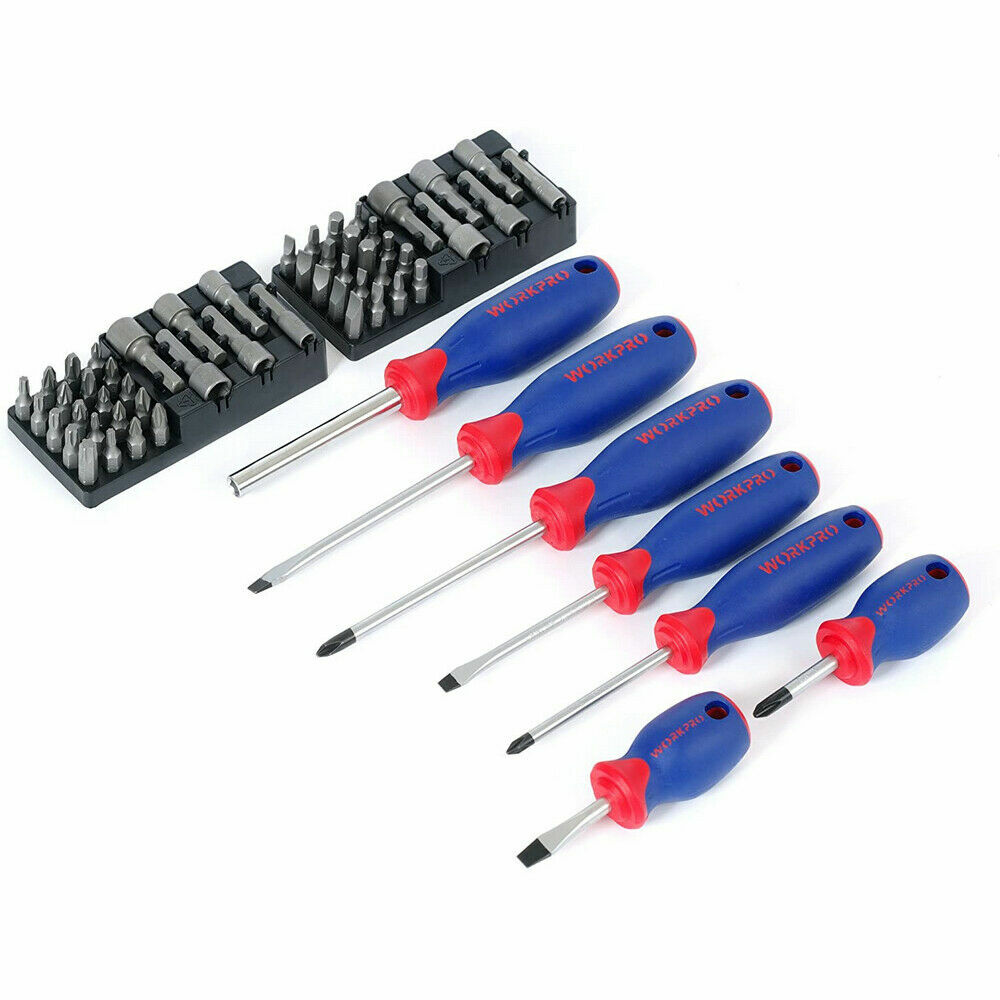322Pcs Mechanics Tool Set Kit 6-Point Socket Ratchet Repair Tool W/ Carrying Bag