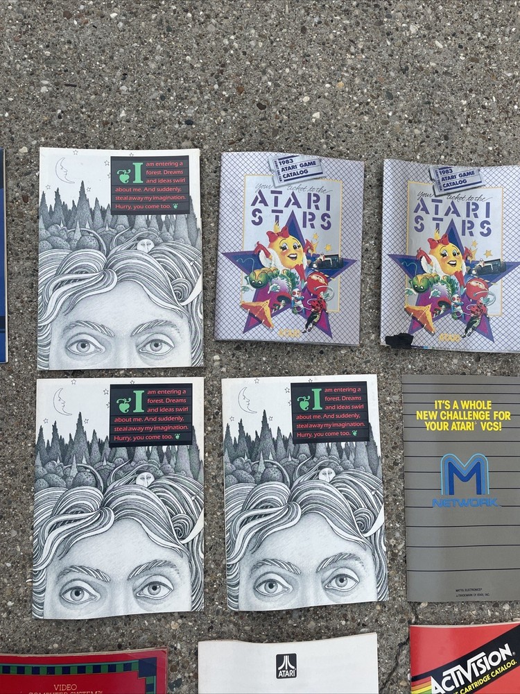 Atari Manual Lot